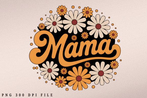 Autumn Pumpkin Mama PNG Design