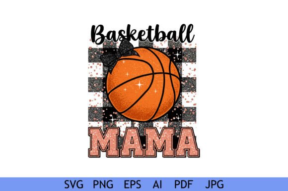 Glitter Basketball Mama Buffalo Plaid Review