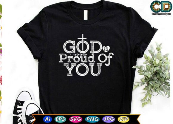 God is Proud of You Christian T-shirt: A Designer’s Real-World Embroidery Review