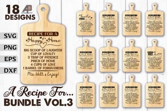 Recipe Quotes for Family Bundle Vol. 3: A Designer’s Honest Take