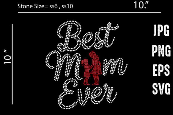 Rhinestone: A Sparkling Touch for “Best Mom Ever” Projects